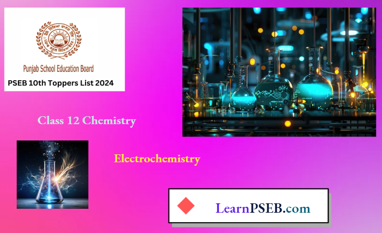 PSEB Class 12 Chemistry Electrochemistry Multiple Choice Question and Answers