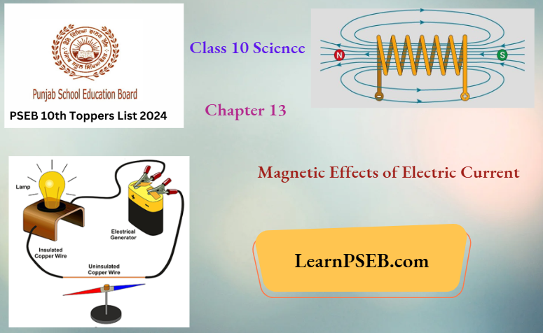 PSEB 10th Class Science Solutions For Chapter 13 Magnetic Effects of Electric Current