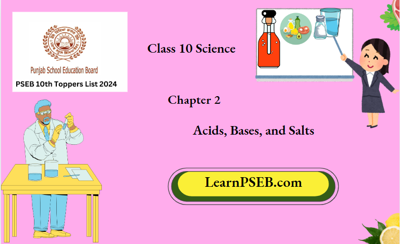 PSEB 10th Class Science Solutions For Chapter 2 Acids, Bases, and Salts
